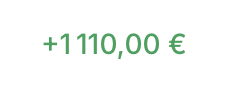 +1110€